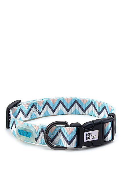 Ispet Wave Blue Dog Collar
