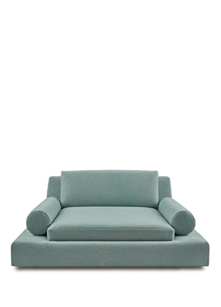 Nory Water Green Velvet Armchair