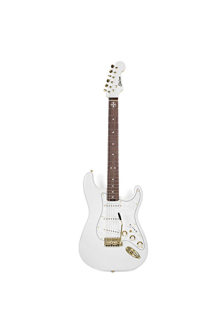 Shira Classic S Royal Pearl White Electric Guitar