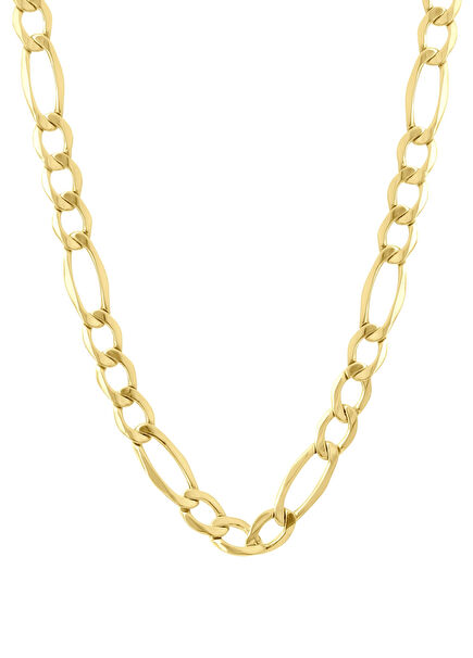 Figaro 14K Gold Men's Chain Necklace