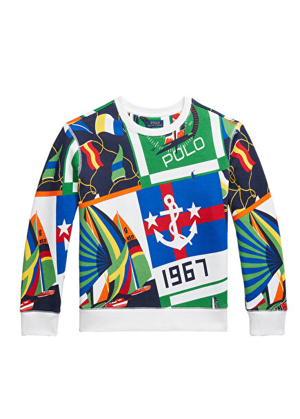 Mavi Unisex Çocuk Sweatshirt