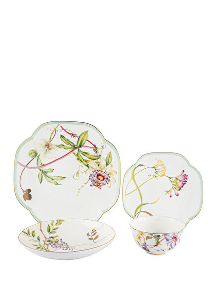 Happily 24 Parça Porselen Yemek Takımı