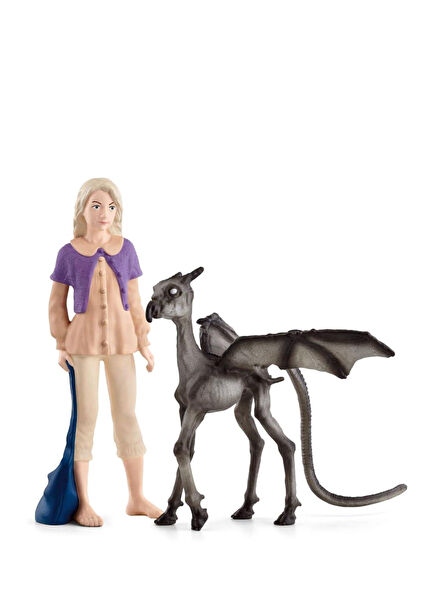 Harry Potter Luna Lovegood and Baby Thestral Figure Toy 42636