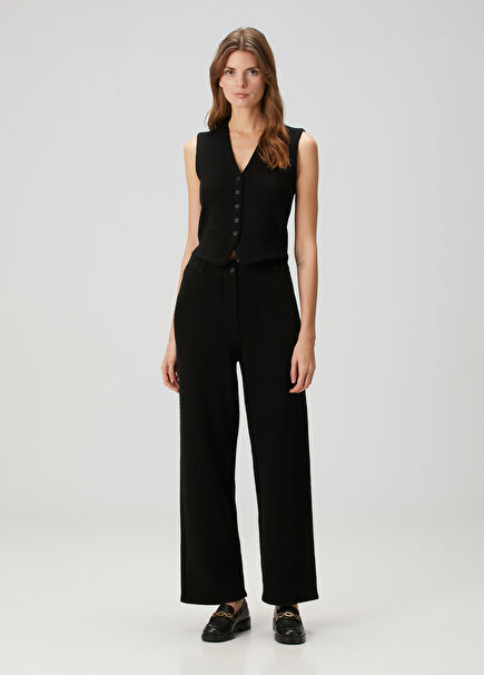 Black Cashmere Pants