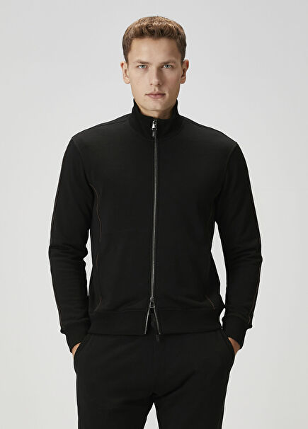 Black Wool Sweatshirt