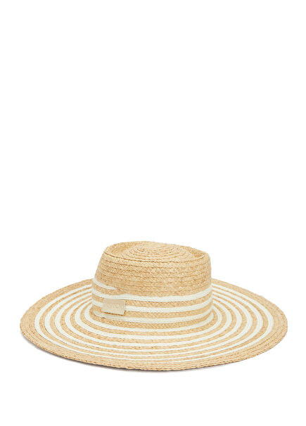 Cream Women's Raffia Hat