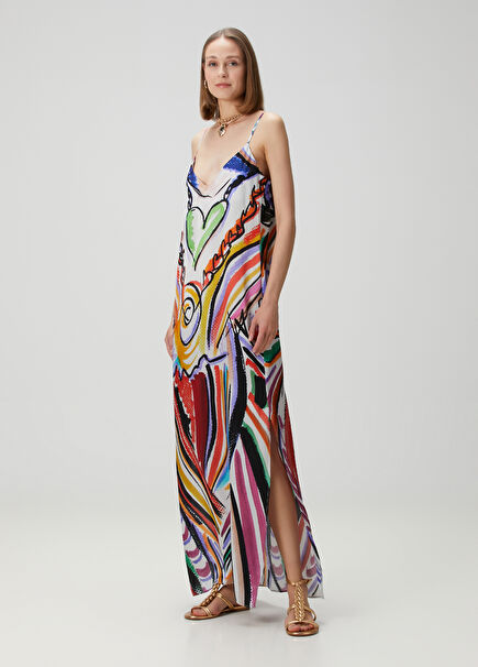 Patterned Maxi Dress