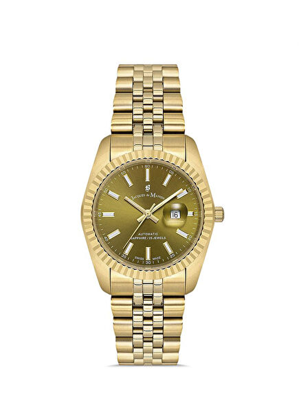 Jwl04120 Sellita Sw100 25 Jewels Swiss Made Altın Rengi Çelik Kadın Kol Saati