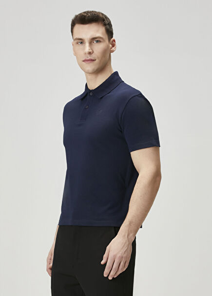 Regular Fit Lacivert Polo Yaka T-shirt