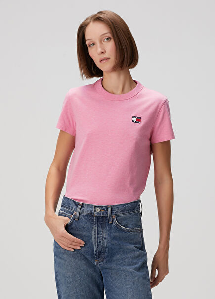 Regular Fit Pembe T-shirt