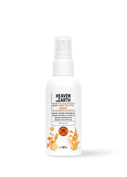 Vegan %100 Doğal ve Organik İçerikli Vücut Koruyucu Sprey 125 ml