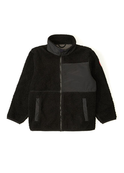 Black Boys Wool Jacket
