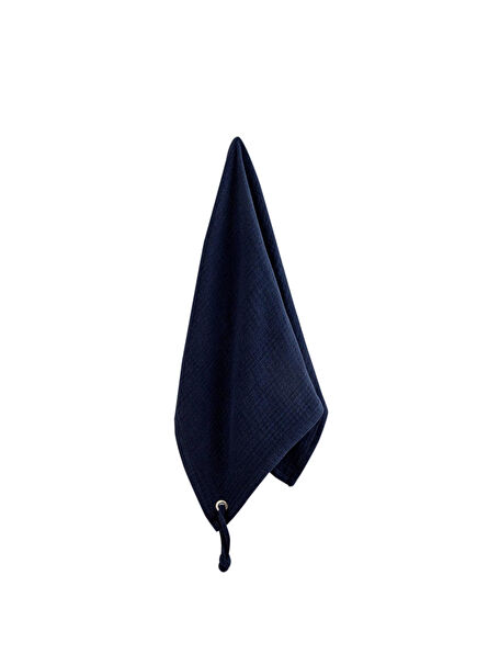 Lucien Navy Blue Kitchen Towel
