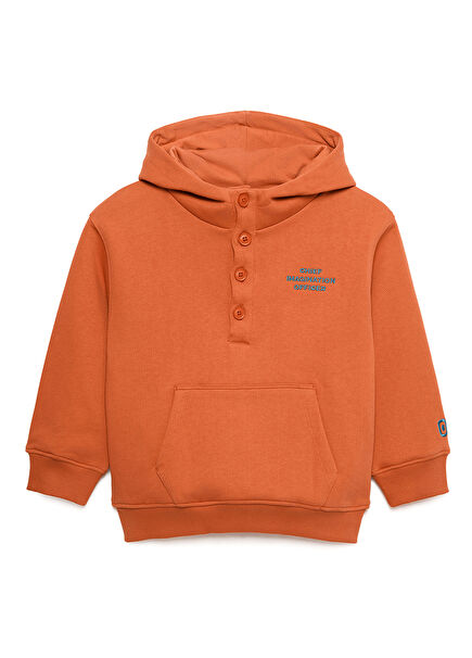 Orange Organic Cotton Kids Sweatshirt