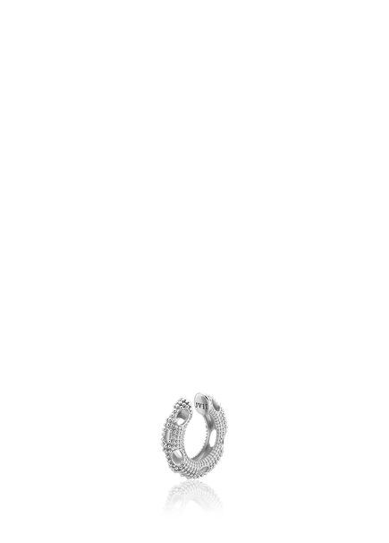Favia Rhodium Plated Cartilage Earrings