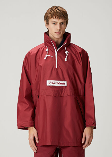 X Martine Rose Burgundy Raincoat