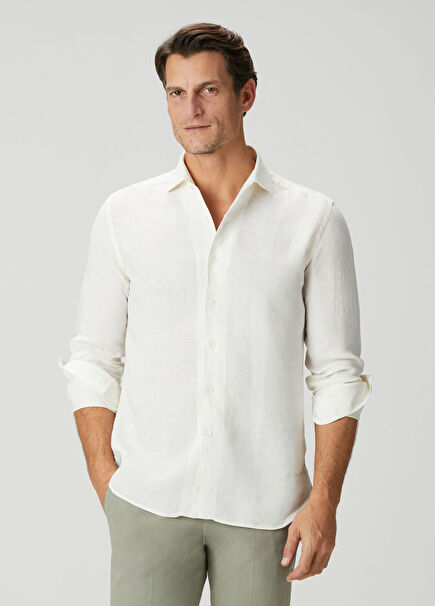 White Linen Shirt