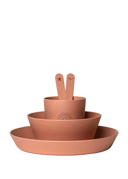 Unicorn Bio-Based 4 Parça Çocuk Yemek Takımı