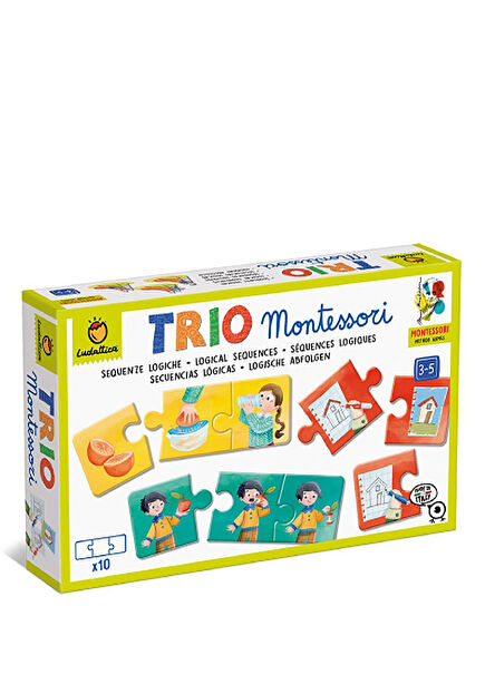 Montessori Uygulamalı Olay Sıralama Yapbozu Çocuk Yabancı Dil Aktivite Kitabı