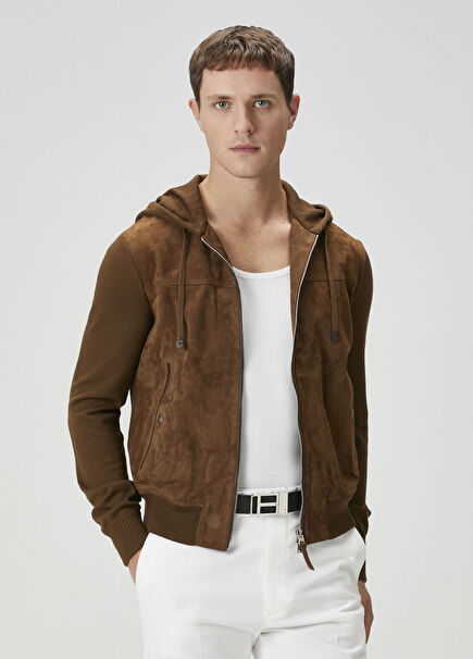 Brown Suede Coat