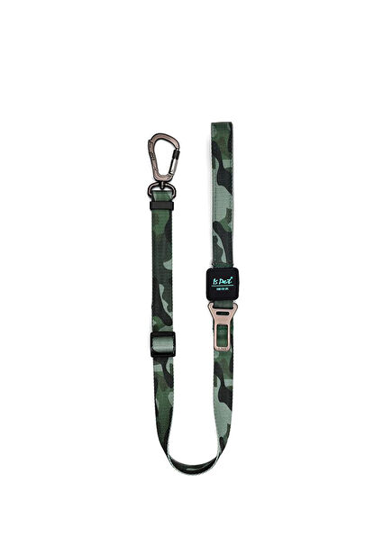 Ispet Camouflage Dog Car Safety Belt and Leash