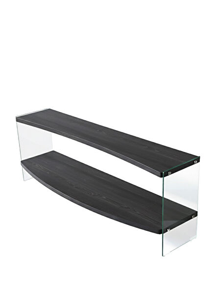 Waves Anthracite Solid TV Stand