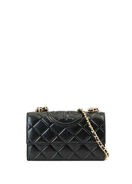 Fleming Small Black Women's Leather Bag