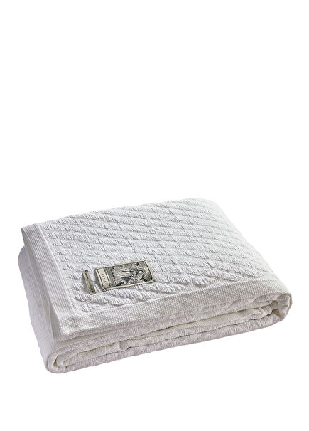 Maison Freya White Double Bedspread 260 x 270 cm