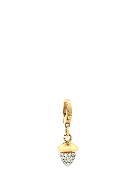 Diamond Detail Women's Gold Pendant
