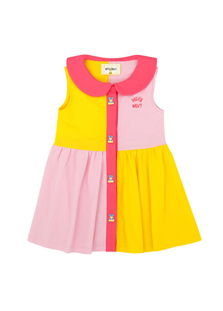 Block Colorful Girls' Dress