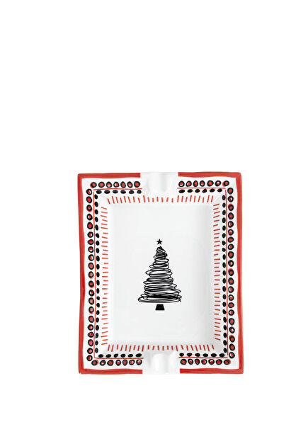 Holiday Collection Porcelain Candle Ashtray Set