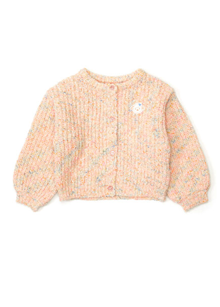 Desenli Kız Çocuk Hırka