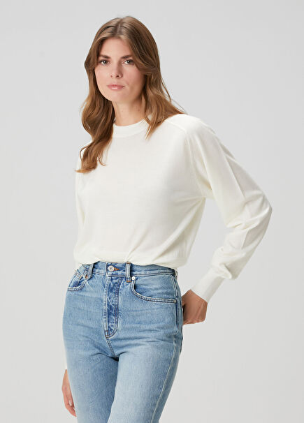 Off-White Wool Sweater