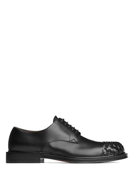James Black Men's Leather Shoes