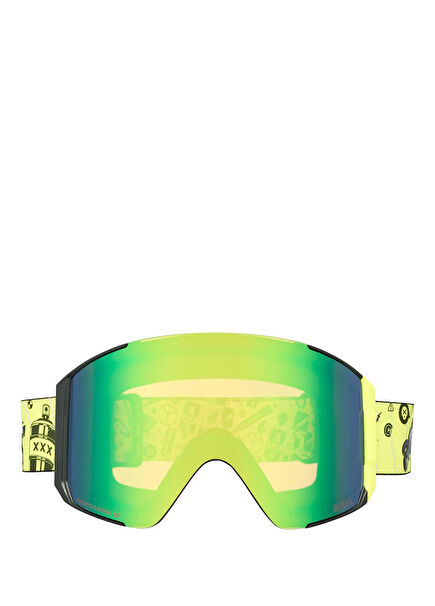 Sync Goggles + Lens + Mfi:registered: Face Mask Goggle Yeşil Unisex Kayak Gözlüğü