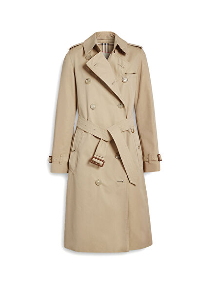 The Long Kensington Heritage Beige Women's Trench Coat