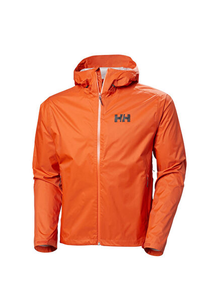 Loke Terra Hooded Waterproof Orange Men's Jacket
