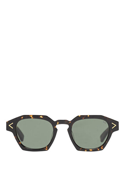 H3-G43 Lambro Koyu Havana Asetat Unisex Güneş Gözlüğü