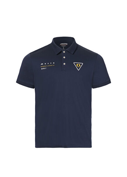 M Evo Sunblock Graphic SS Navy Erkek Polo Yaka T-shirt