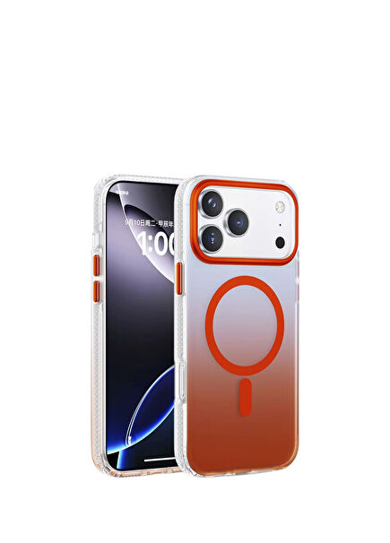 ıPhone 17 Pro Max Gradient Magsafe Kılıf Turuncu