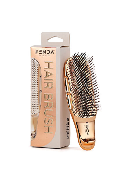 Profesyonel 4 Pinli Kompakt Bronz Saç Fırçası 