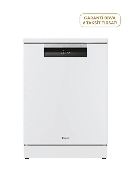 Xf 5C7M0W-17 White Freestanding Dishwasher with 10 Programs Wi-Fi Connection