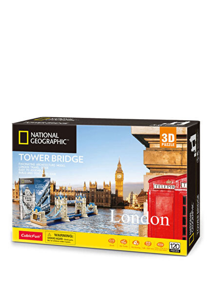 National Geographic Series Tower Bridge 3D Puzzle 120 Pieces