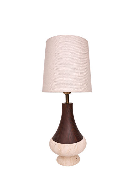 Vesta Beige Wooden Lampshade