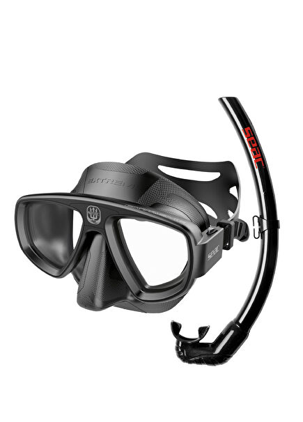 Extreme Black Mask Snorkel Set