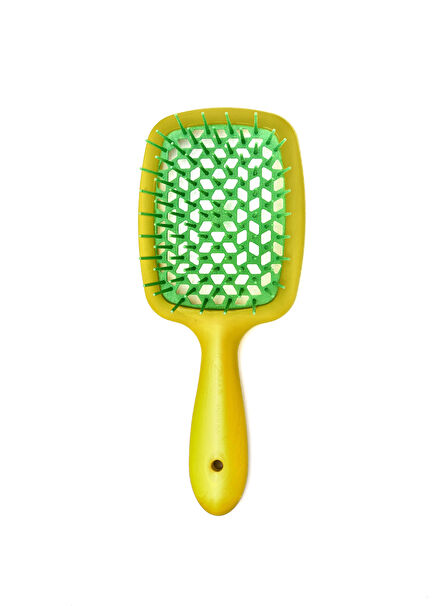 Superbrush Sarı Yeşil Saç Fırçası 