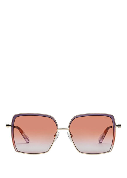 SITCERS 58 GDPP Gold Color Metal Women's Sunglasses