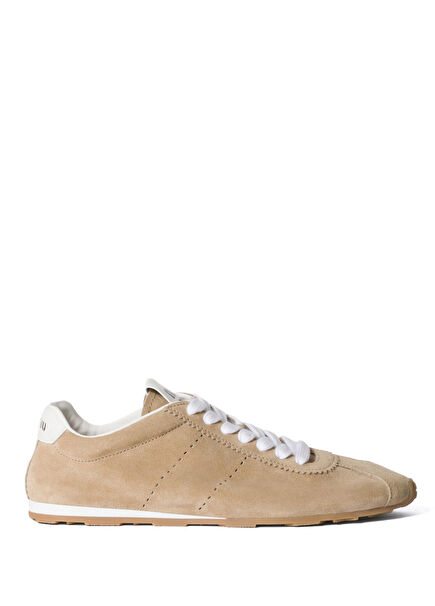 Plume Neutral Suede Women's Sneakers