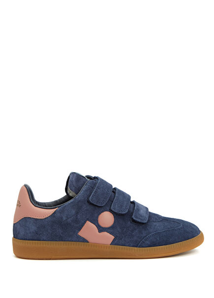 Lacivert Kadın Deri Sneaker