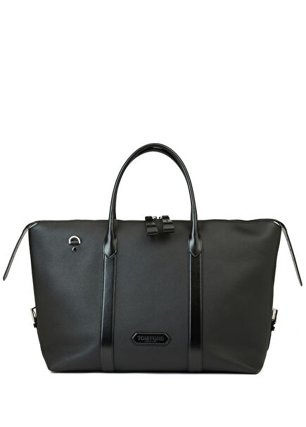 Black Men's Leather Bag